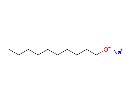 Molecular Structure of 13675-38-2 (Sodium decylate)