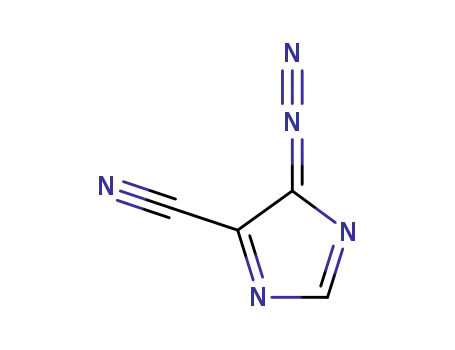 Molecular Structure of 53000-41-2 (4-diazo-4H-imidazole-5-carbonitrile)