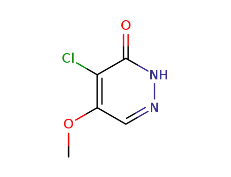 Molecular Structure of 63910-43-0 (4-CHLORO-5-METHOXYPYRIDAZIN-3(2H)-ONE)