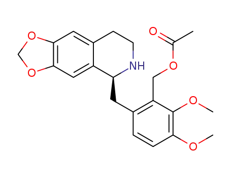 (S)-2,3-dimethoxy-6-((5,6,7,8-tetrahydro-[1,3]dioxolo[4,5-g]isoquinolin-5-yl)methyl)benzyl acetate