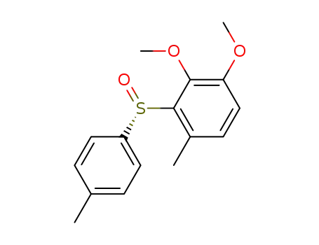 Molecular Structure of 1356336-70-3 ((S)-1,2-dimethoxy-4-methyl-3-(p-tolylsulfinyl)benzene)