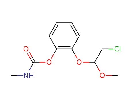 Phenol,2-(2-chloro-1-methoxyethoxy)-, 1-(N-methylcarbamate)