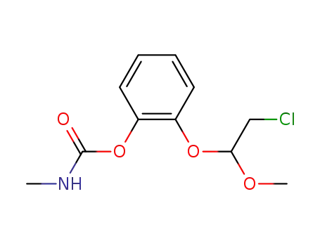 Molecular Structure of 51487-69-5 (o-(2-chloro-1-methoxyethoxy)phenyl methylcarbamate)