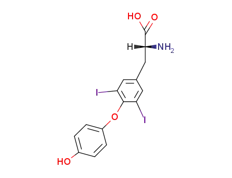 (2R)-2-azaniumyl-3-[4-(4-hydroxyphenoxy)-3,5-diiodophenyl]propanoate