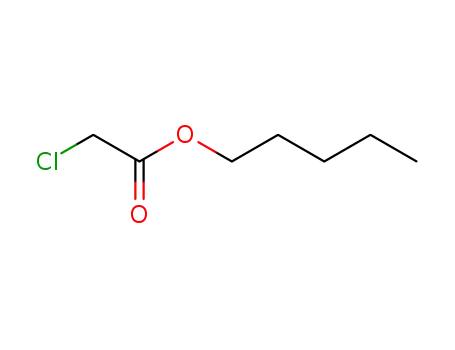 Molecular Structure of 5411-55-2 (Acetic acid, chloro-, pentyl ester)