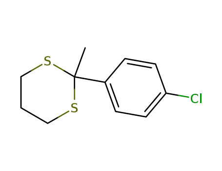 1,3-Dithiane, 2-(4-chlorophenyl)-2-methyl-