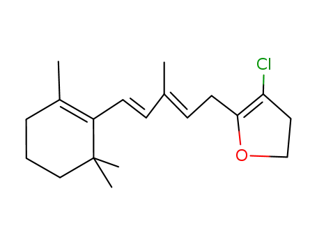4-Chloro-5-[(2E,4E)-3-methyl-5-(2,6,6-trimethyl-cyclohex-1-enyl)-penta-2,4-dienyl]-2,3-dihydro-furan