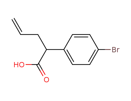 2-(4-bromophenyl)pent-4-enoic acid