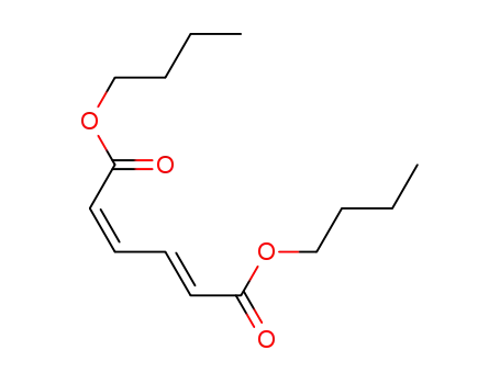 Molecular Structure of 1314026-05-5 ((2Z,4E)-dibutyl hexa-2,4-dienedioate)