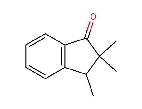 Molecular Structure of 10474-35-8 (2,2,3-trimethylindan-1-one)