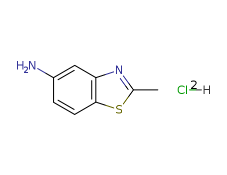 5-Benzothiazolamine,2-methyl-, hydrochloride (1:2)