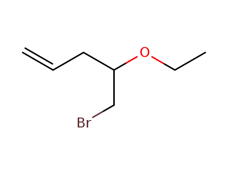 Molecular Structure of 22089-55-0 (1-Pentene, 5-bromo-4-ethoxy-)