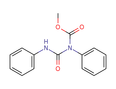 Molecular Structure of 5118-84-3 (Carbamic acid, phenyl[(phenylamino)carbonyl]-, methyl ester)