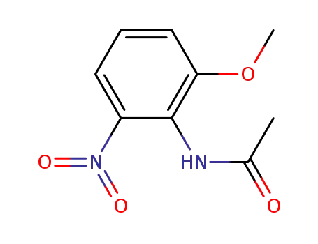 Molecular Structure of 116496-81-2 (N-(2-METHOXY-4-METHYL-6-NITROPHENYL)ACETAMIDE)