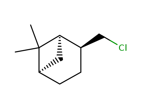 Molecular Structure of 1118071-19-4 (2-chloromethyl-6,6-dimethylbicyclo[3.1.1]heptane)