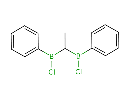 Molecular Structure of 934750-71-7 (1,1-bis(chloro-phenyl-boryl)ethane)