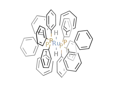 Molecular Structure of 19529-00-1 (DIHYDRIDOTETRAKIS(TRIPHENYLPHOSPHINE)RUTHENIUM(II))