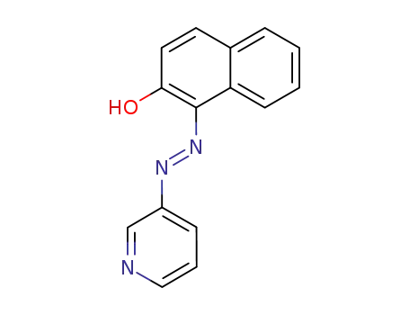 Molecular Structure of 1533-65-9 (1-(3-pyridylazo)-2-naphthol)