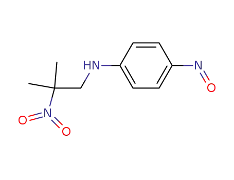 Molecular Structure of 24458-48-8 (N-(2-methyl-2-nitropropyl)-4-nitrosoaniline)