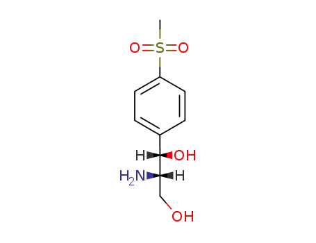 Molecular Structure of 39031-11-3 (2-Amino-1-(4-methylsulfonylphenyl)-1,3-propanediol)