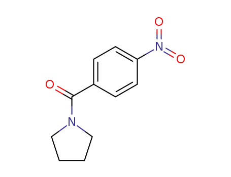 Molecular Structure of 53578-11-3 (4-Nitro-1-(pyrrolidinocarbonyl)benzene)