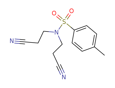 Benzenesulfonamide,N,N-bis(2-cyanoethyl)-4-methyl- cas  2619-16-1