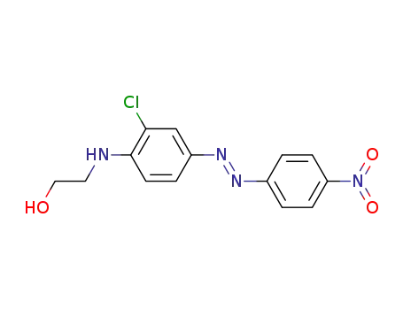 Molecular Structure of 43047-20-7 (2-[[2-chloro-4-[(4-nitrophenyl)azo]phenyl]amino]ethanol)