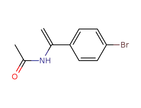 Molecular Structure of 177750-12-8 (N - (1 - (4' - broMophenyl)vinyl)acetaMide)