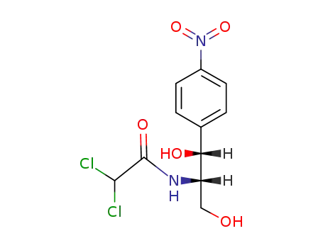 Molecular Structure of 7384-89-6 (L-erythro-Chloramphenicol)