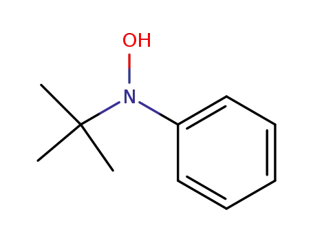 Molecular Structure of 1127-42-0 (Benzenamine, N-(1,1-dimethylethyl)-N-hydroxy-)
