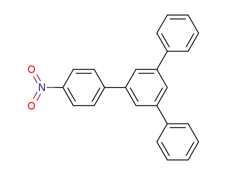 Molecular Structure of 3816-12-4 (1,1':3',1''-Terphenyl, 4-nitro-5'-phenyl-)
