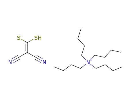 Molecular Structure of 42717-51-1 (2,2-Dicyano-1-mercapto-ethenethiolatetetrabutyl-ammonium;)