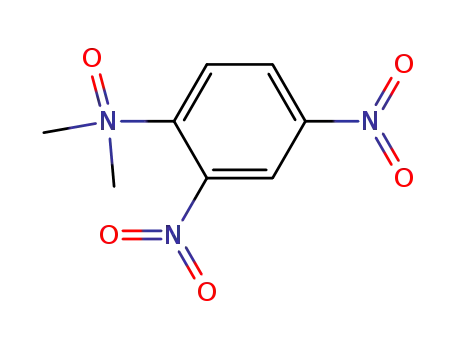 Molecular Structure of 113509-57-2 (Benzenamine, N,N-dimethyl-2,4-dinitro-, N-oxide)