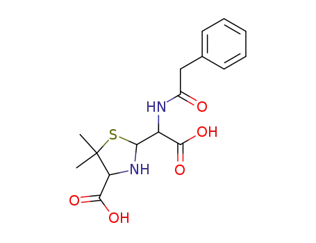 Molecular Structure of 13057-98-2 (benzylpenicilloic acid)