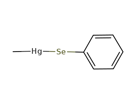 Molecular Structure of 88722-08-1 (Mercury, (benzeneselenolato)methyl-)