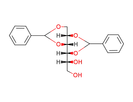 Molecular Structure of 19046-64-1 ((1,3:2,4) DIBENZYLIDENE SORBITOL)