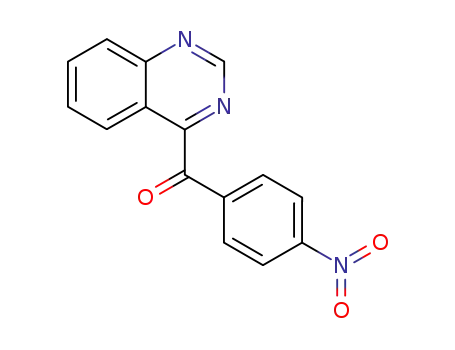 Molecular Structure of 99933-56-9 (Methanone, (4-nitrophenyl)-4-quinazolinyl-)