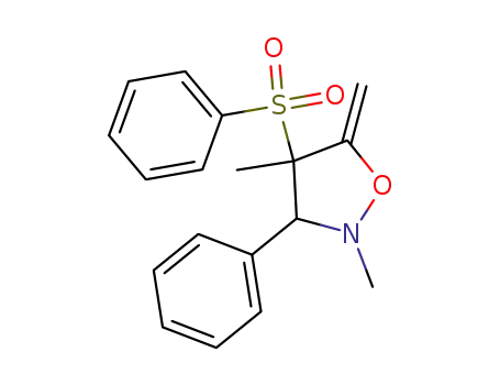 2,4-dimethyl-5-methylene-3-phenyl-4-phenylsulphonylisoxazolidine