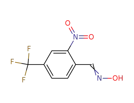 4-(trifluoromethyl)-2-nitrobenzaldehyde oxime