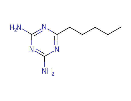 1,3,5-Triazine-2,4-diamine,6-pentyl-