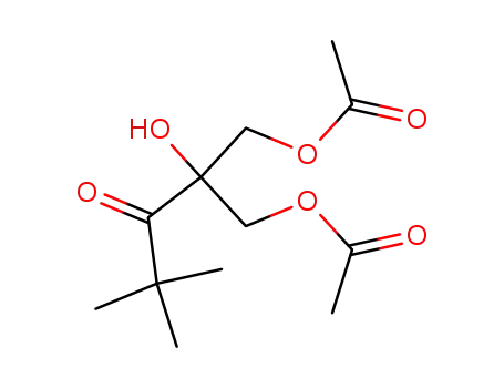 Molecular Structure of 188637-15-2 (1,3-diacetoxy-2-hydroxy-2-pivaloylpropane)