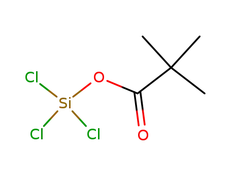 Molecular Structure of 18243-80-6 (trichloro-pivaloyloxy-silane)