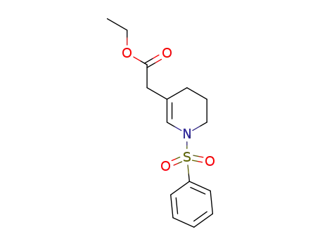 (1-benzenesulfonyl-1,4,5,6-tetrahydro-pyridin-3-yl)-acetic acid ethyl ester