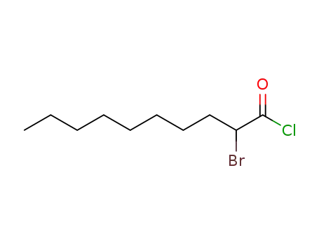 Molecular Structure of 99217-33-1 (α-bromodecanoyl chloride)