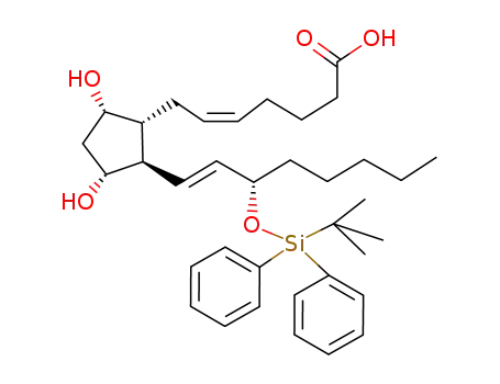 Molecular Structure of 118908-08-0 (15-(t-butyldiphenylsilyl) PGF<sub>2α</sub>)
