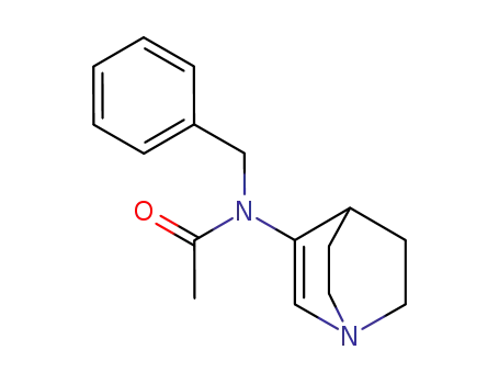 Molecular Structure of 161153-87-3 (3-<(N-benzyl)acetamido>quinuclidine)
