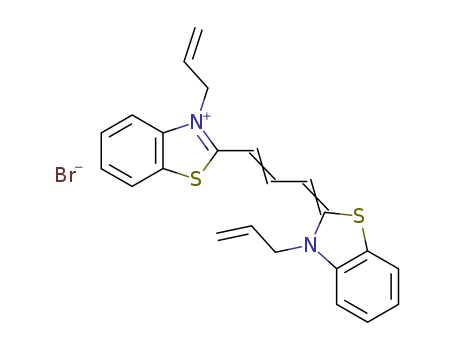 Benzothiazolium,3-(2-propen-1-yl)-2-[3-[3-(2-propen-1-yl)-2(3H)-benzothiazolylidene]-1-propen-1-yl]-,bromide (1:1)