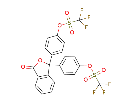 3,3-bis(4-(trifluoromethylsulfonyloxy)phenyl)-1(3H)-isobenzofuranone