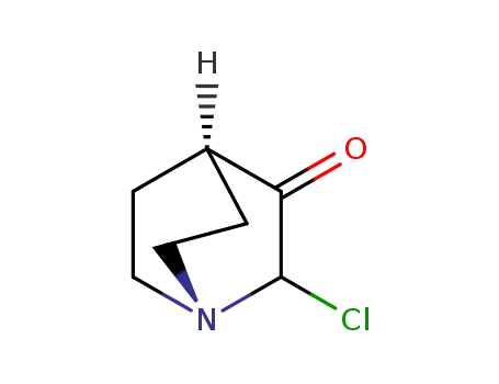 1-Azabicyclo[2.2.2]octan-3-one,  2-chloro-