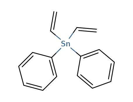 Molecular Structure of 15818-43-6 (diethenyl(diphenyl)stannane)